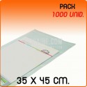 1000 Bolsas Polipropileno CPP solapa adhesiva 35x45 cm